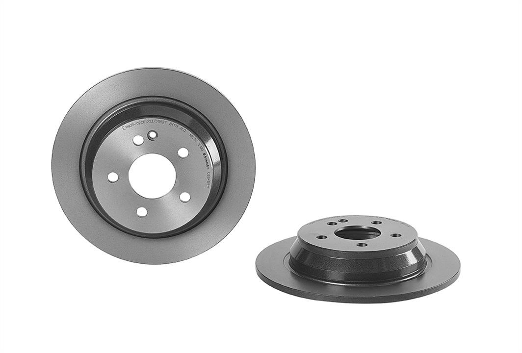 Brembo 08.8405.11 Rear brake disc, non-ventilated 08840511: Buy near me at 2407.PL in Poland at an Affordable price!