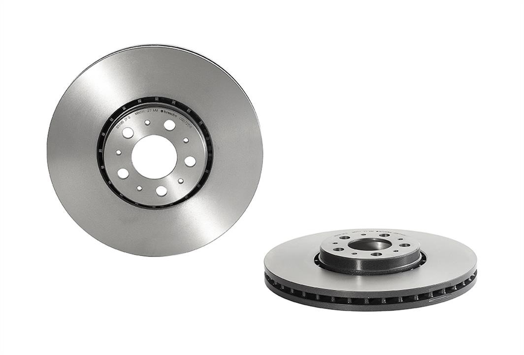 Brembo 09.D725.11 Front brake disc ventilated 09D72511: Buy near me in Poland at 2407.PL - Good price!