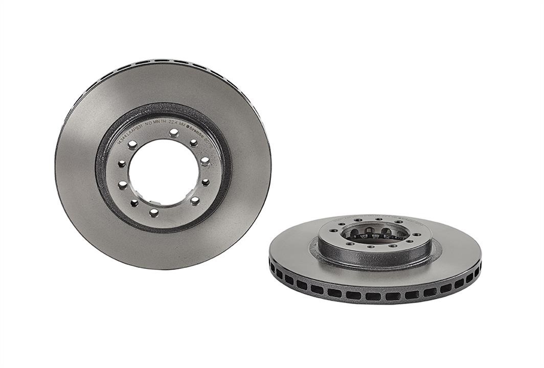 Brembo 09.8071.11 Ventilated disc brake, 1 pcs. 09807111: Buy near me in Poland at 2407.PL - Good price!