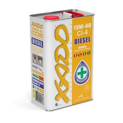 Xado XA 20214 Моторное масло Xado Atomic Oil Diesel CI-4 15W-40, 4 л XA20214: Отличная цена - Купить в Польше на 2407.PL!