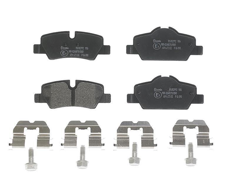 P06090 Brembo Klocki hamulcowe, zestaw