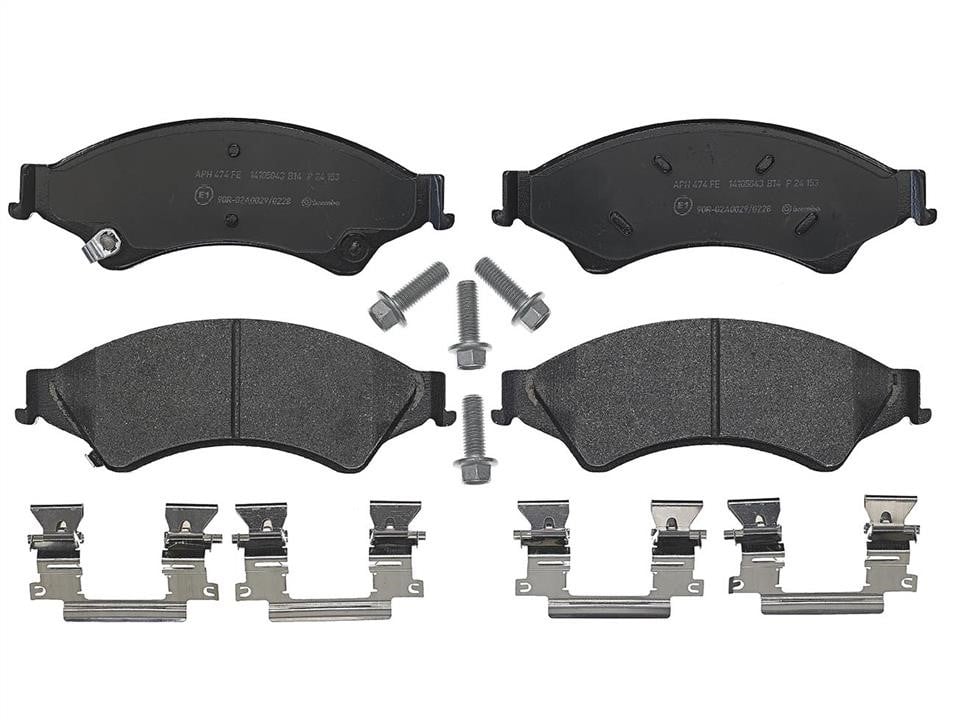 P24153 Brembo Klocki hamulcowe, zestaw