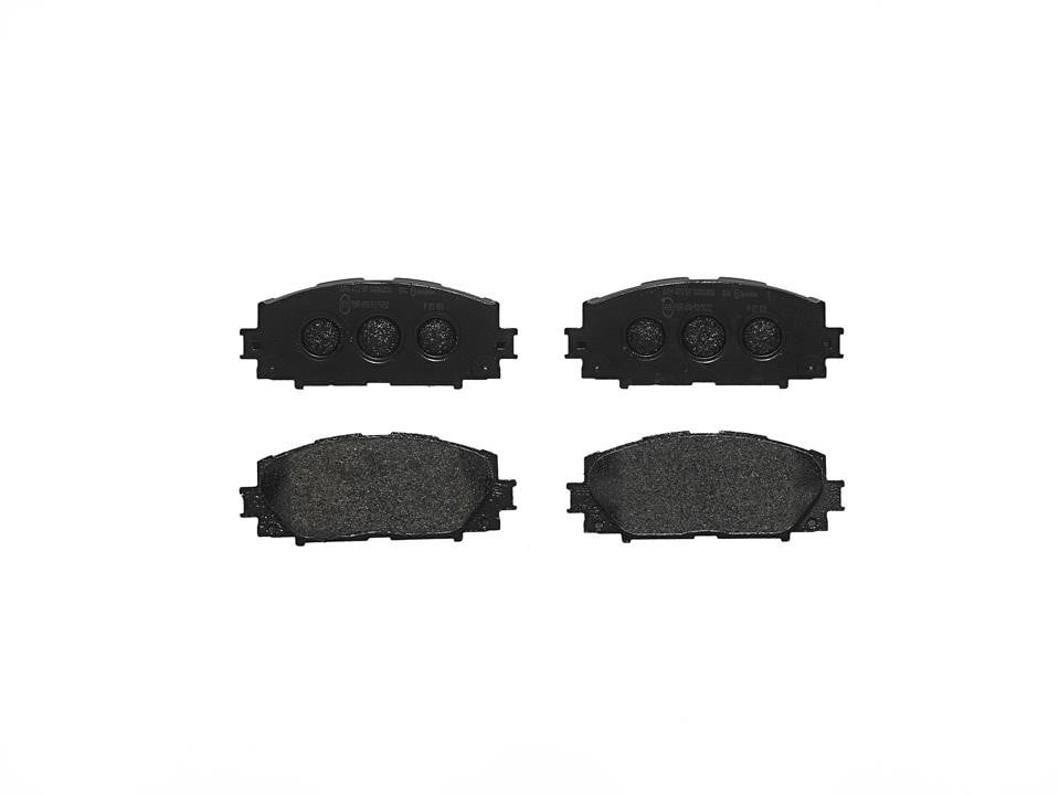 Klocki samochodowe Toyota: P83106 Brembo Klocki hamulcowe, zestaw