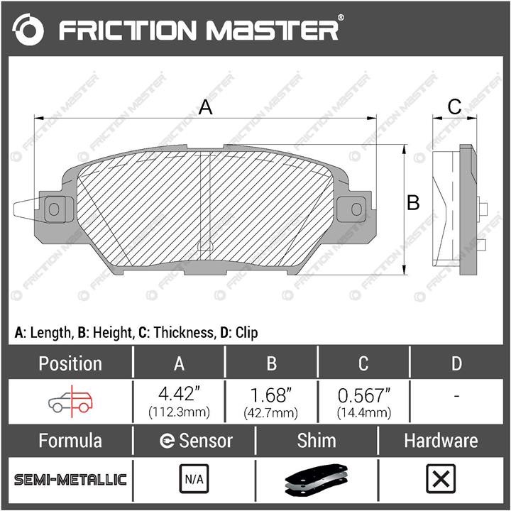 Kup Friction Master MKD1846 – super cena na 2407.PL!