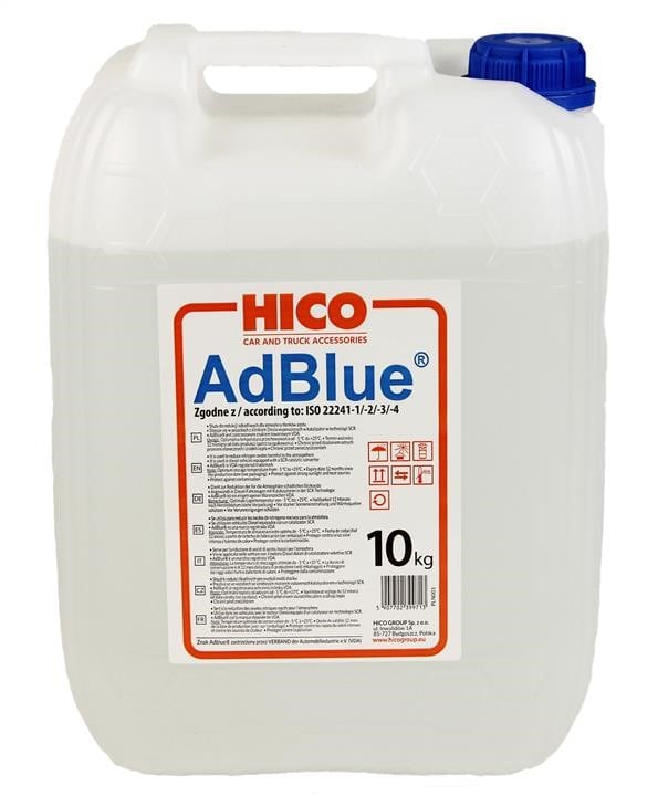 Hico PLN003 Adblue fluid, 10 l PLN003: Buy near me in Poland at 2407.PL - Good price!