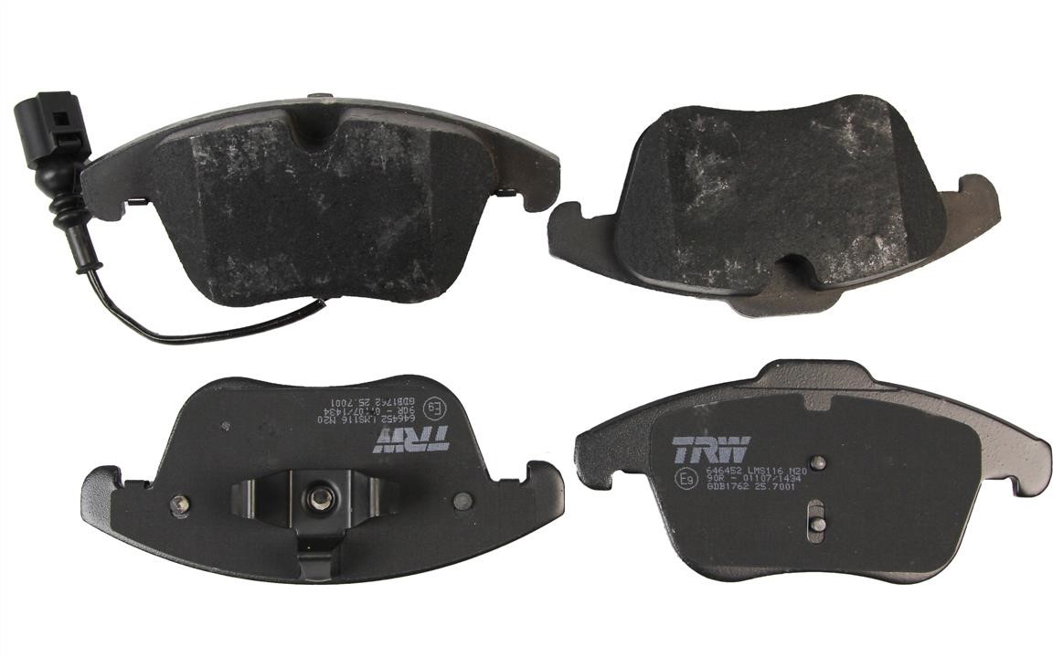 TRW GDB1762 TRW COTEC disc brake pads, set GDB1762: Buy near me in Poland at 2407.PL - Good price!