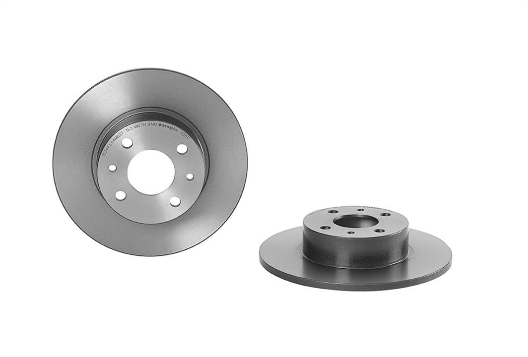 08312611 Brembo Rear solid brake disc
