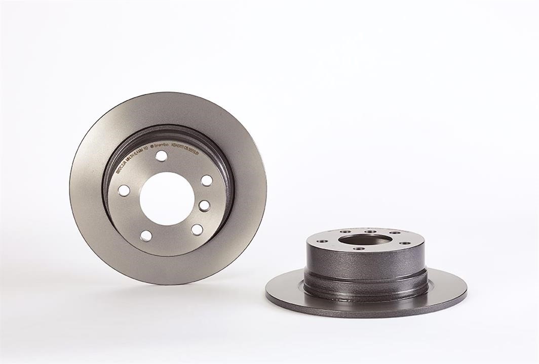 Диски тормозные BMW Z4 (БМВ Зэт4): 08985981 Brembo Тормозной диск задний невентилируемый
