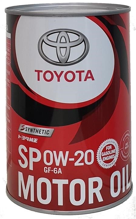 Toyota 08880-13206 Engine oil Toyota Synthetic Motor Oil 0W-20, 1L 0888013206: Buy near me in Poland at 2407.PL - Good price!