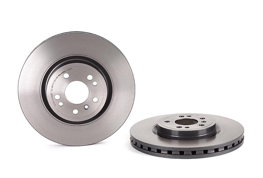 Brembo 09.A956.11 Front brake disc ventilated 09A95611: Buy near me at 2407.PL in Poland at an Affordable price!