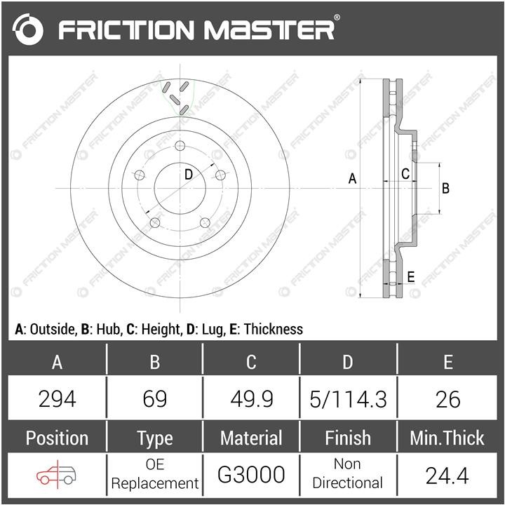 Kup Friction Master R1178 w niskiej cenie w Polsce!