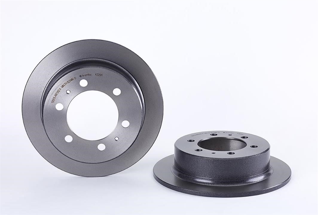 Brembo 08.A329.11 Rear brake disc, non-ventilated 08A32911: Buy near me in Poland at 2407.PL - Good price!