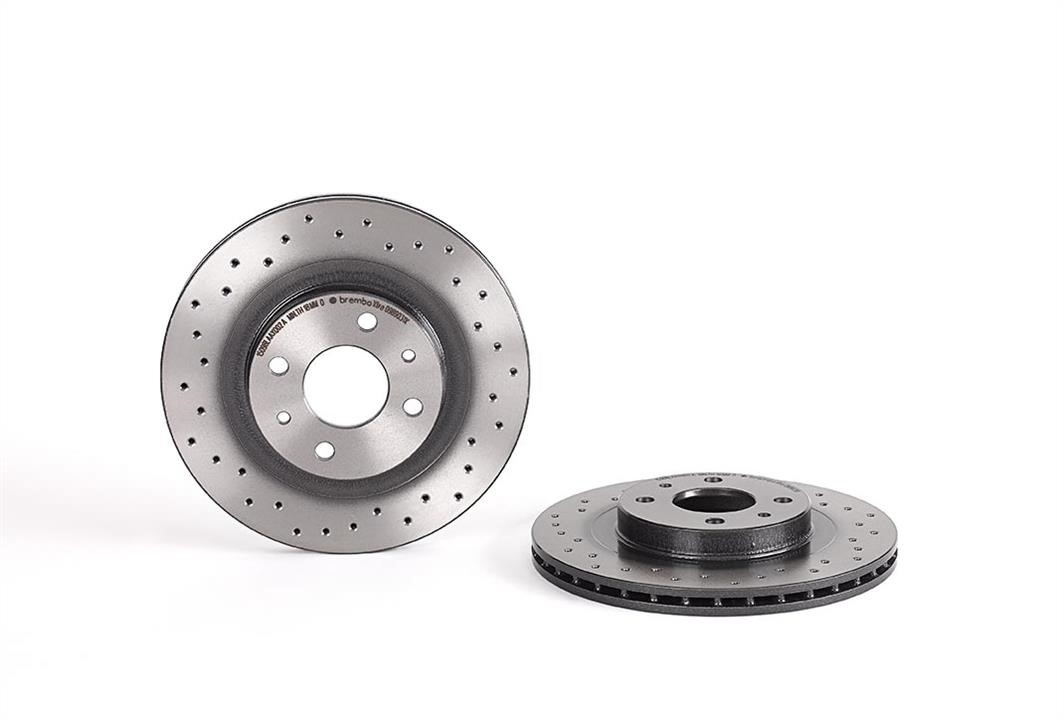 Brembo 09.8903.1X Ventilated brake disc with perforation 0989031X: Buy near me in Poland at 2407.PL - Good price!