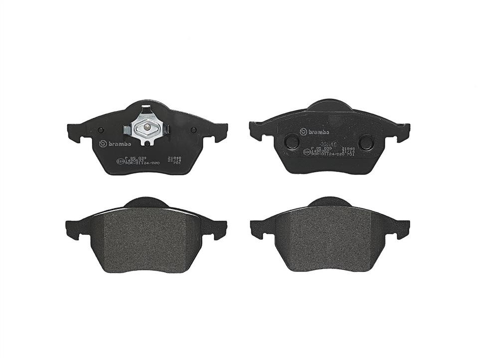 Brembo P 85 039 Brake Pad Set, disc brake P85039: Buy near me at 2407.PL in Poland at an Affordable price!