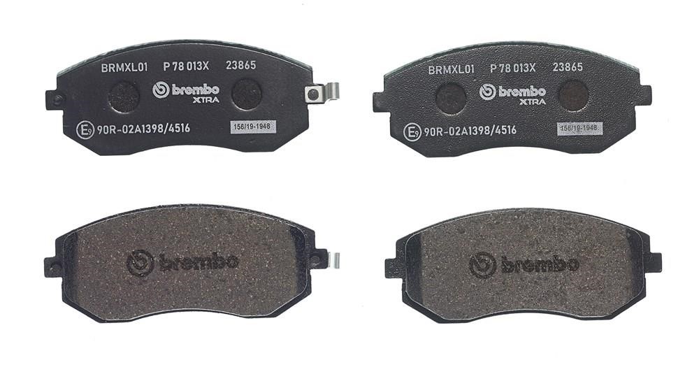 P78013X Brembo BREMBO XTRA disc brake pads, set