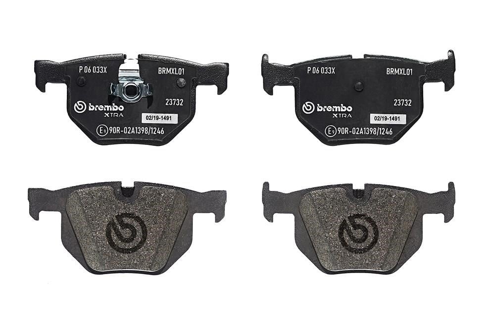 Brembo P 06 033X Klocki hamulcowe BREMBO XTRA, komplet P06033X: Dobra cena w Polsce na 2407.PL - Kup Teraz!