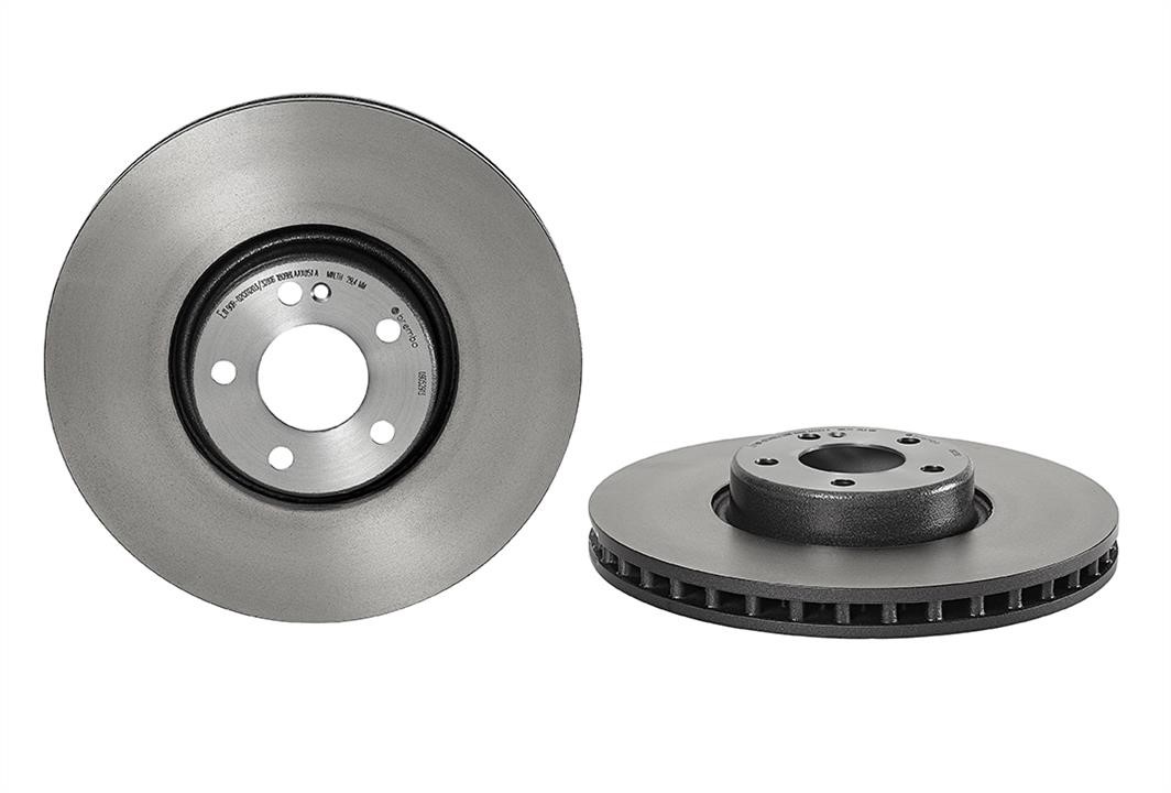 Brembo 09.D529.13 Ventilated disc brake, 1 pcs. 09D52913: Buy near me in Poland at 2407.PL - Good price!