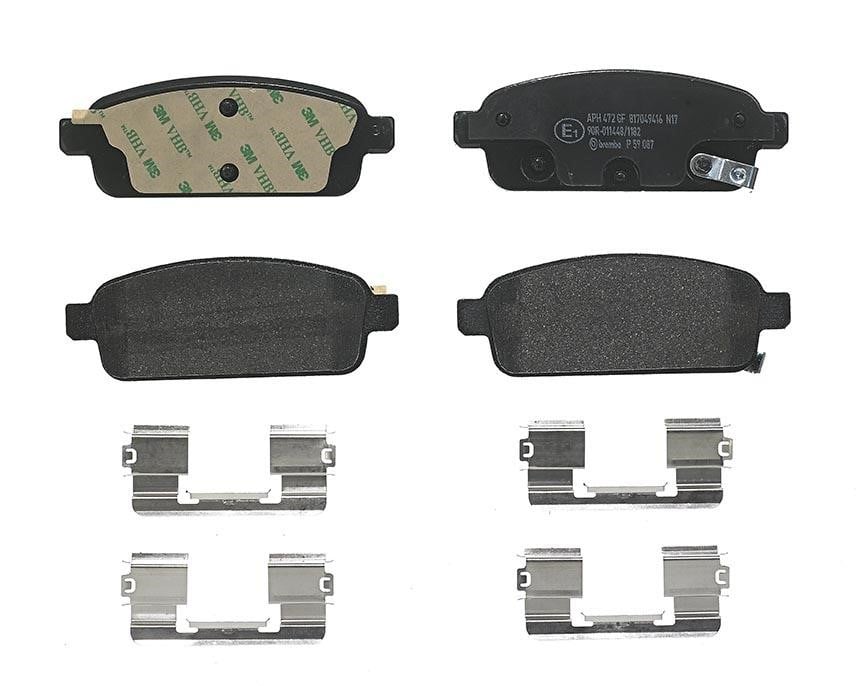 Brembo P 59 087 Brake Pad Set, disc brake P59087: Buy near me at 2407.PL in Poland at an Affordable price!