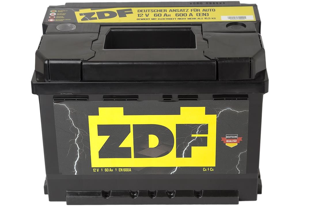 ZDF Z6СТ-60АЗ-1 Battery ZDF 12V 60Ah 600A (EN) L + Z6601: Buy near me in Poland at 2407.PL - Good price!