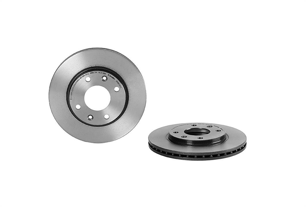 Scheibenbremsen Citroen AX: 09961011 Brembo Innenbelüftete Bremsscheibe
