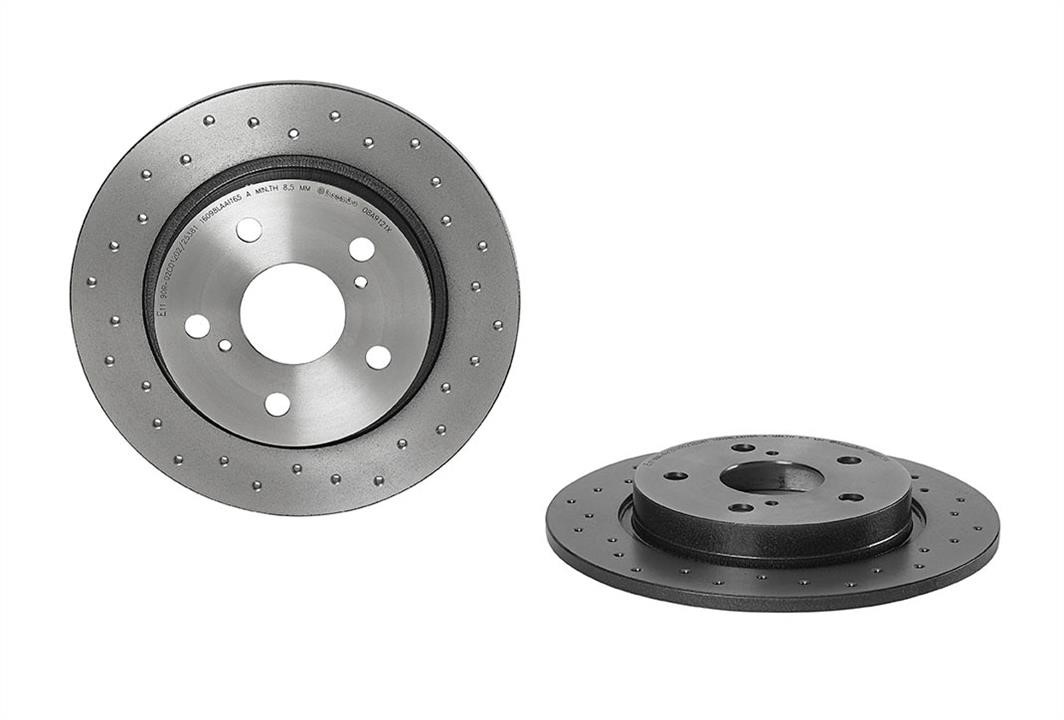 Brembo 08.A912.1X Unventilated brake disc 08A9121X: Buy near me in Poland at 2407.PL - Good price!