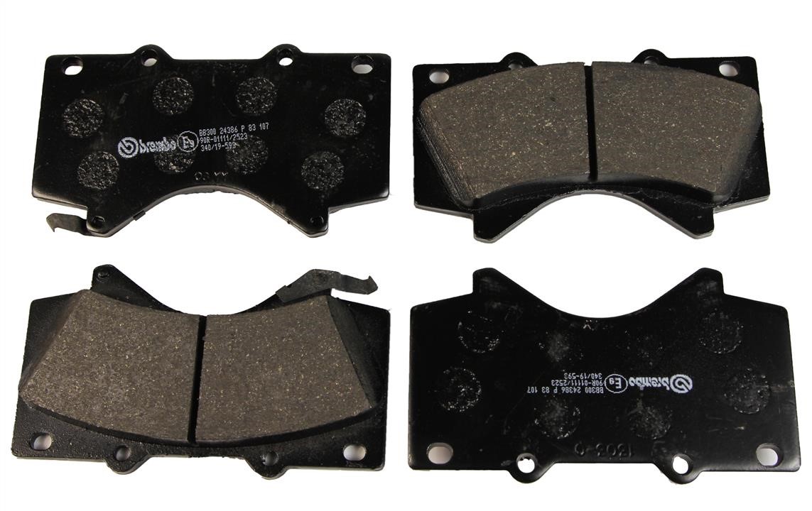 Klocki hamulcowe Toyota Tundra: P83107 Brembo Klocki hamulcowe przód, komplet
