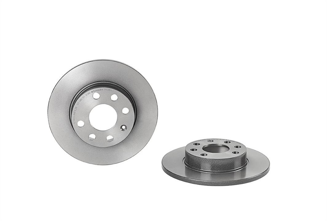 Brembo 08.8638.11 Unventilated front brake disc 08863811: Buy near me at 2407.PL in Poland at an Affordable price!
