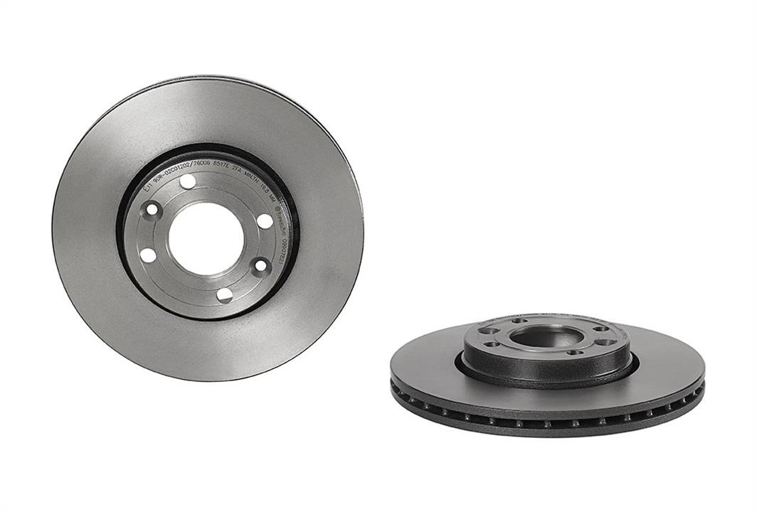 Brembo 09.9078.21 Ventilated disc brake, 1 pcs. 09907821: Buy near me in Poland at 2407.PL - Good price!