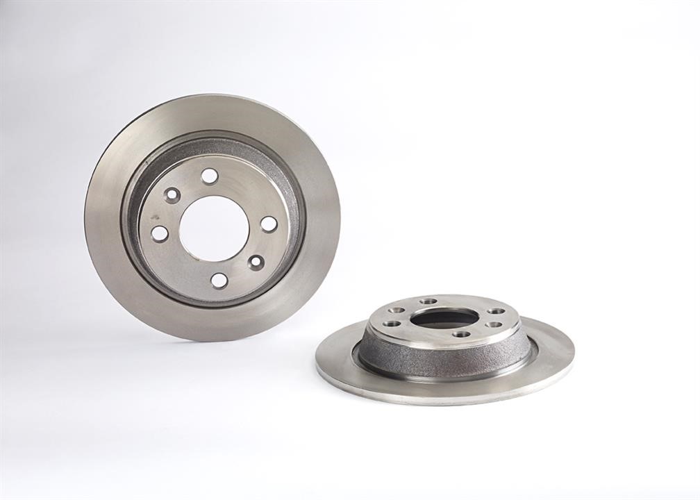 Brembo 08.5037.10 Rear brake disc, non-ventilated 08503710: Buy near me at 2407.PL in Poland at an Affordable price!