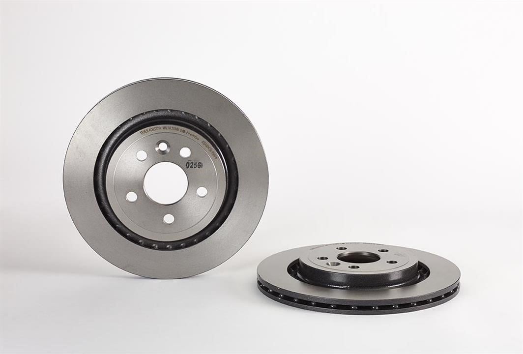09958711 Brembo Rear vented brake disc