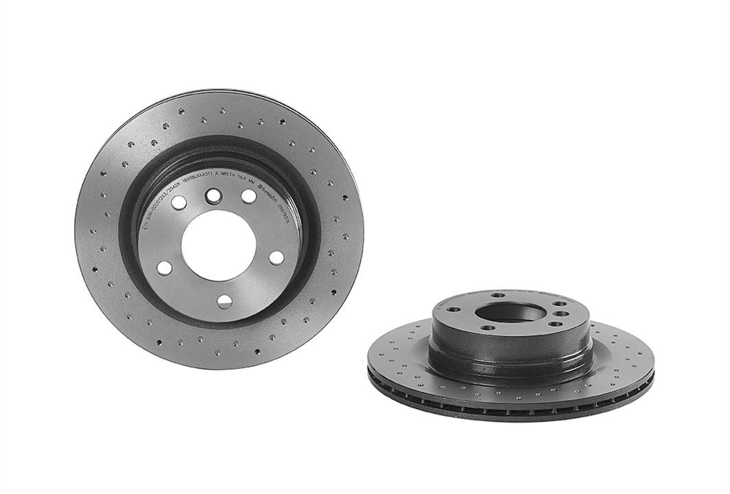 Brembo 09.9793.1X Ventilated brake disc with perforation 0997931X: Buy near me in Poland at 2407.PL - Good price!