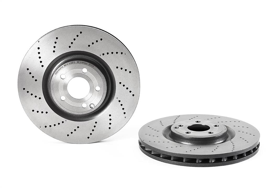 Bremsscheiben Mercedes CLS: 09B74751 Brembo Bremsscheibe vorne belüftet