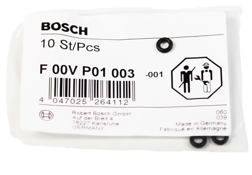 Fuel injector O-ring Bosch F 00V P01 003