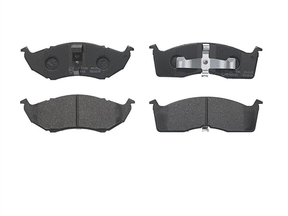 P11008 Brembo Klocki hamulcowe, zestaw