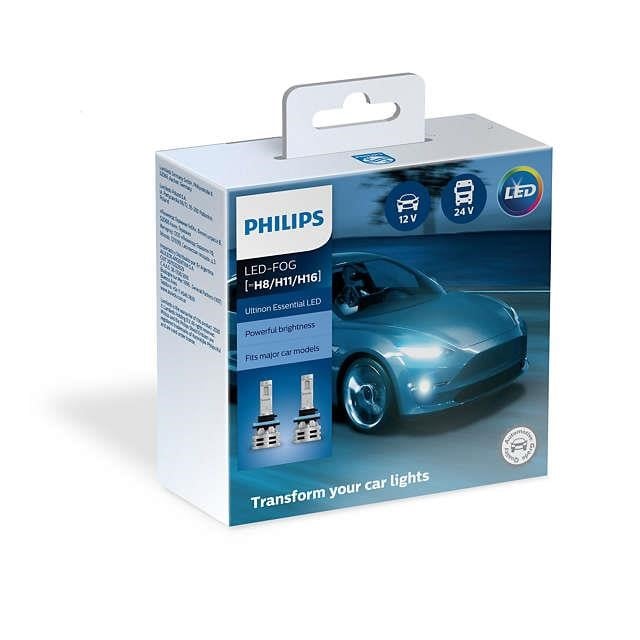 Philips 11366UE2X2 Żarówki LED Philips Ultinon Essential zestaw LED H8 / H11 / H16 12 / 24V 24W 6500K (2 szt.) 11366UE2X2: Atrakcyjna cena w Polsce na 2407.PL - Zamów teraz!