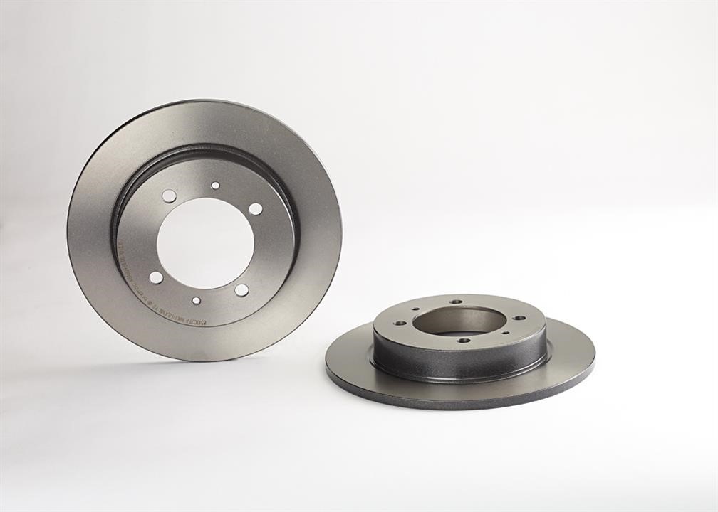 Brembo 08.7042.11 Rear brake disc, non-ventilated 08704211: Buy near me at 2407.PL in Poland at an Affordable price!