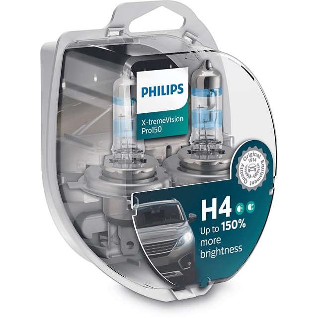 Żarówka halogenowa Philips X-Tremevision +150% 12V H4 60&#x2F;55W +150% Philips 12342XVPS2