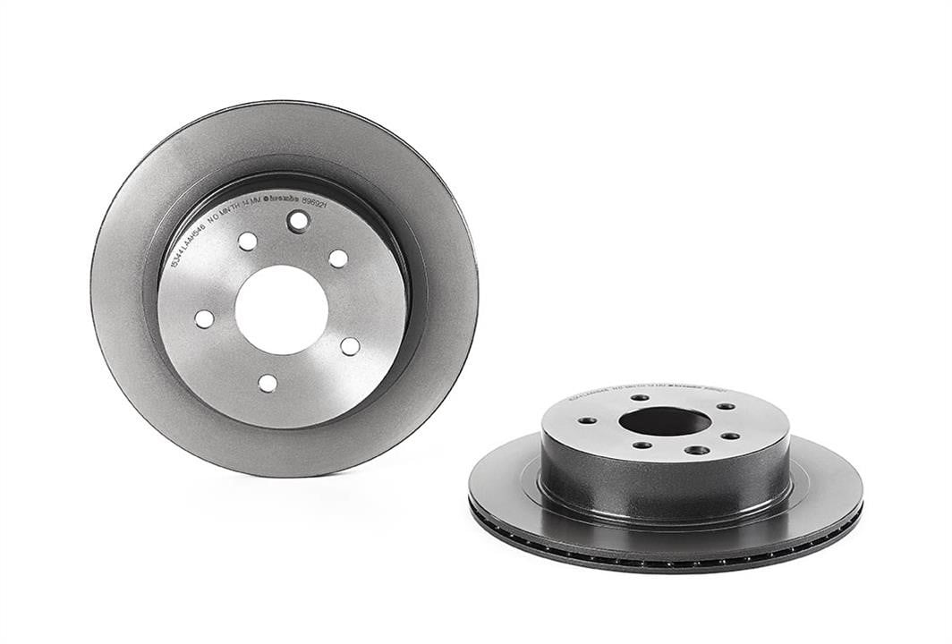 Brembo 09.8969.21 Rear ventilated brake disc 09896921: Buy near me at 2407.PL in Poland at an Affordable price!