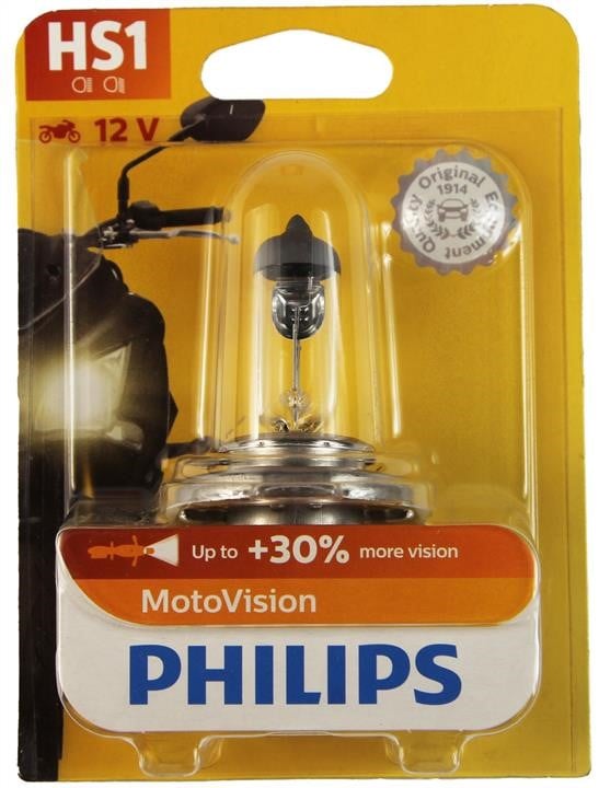 Halogenlampe Philips Vision +30% 12V HS1 35/35W +30% Philips 12636BW
