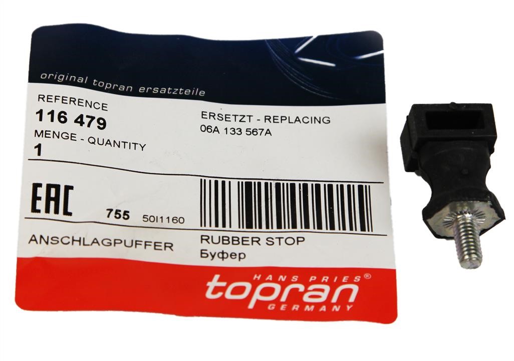 Резиновый буфер Topran 116 479