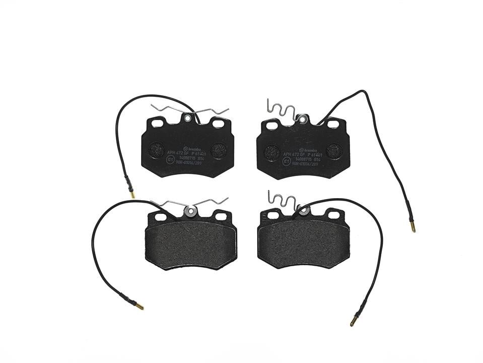 Brake pad kit Citroen AX: P61031 Brembo Brake pad set