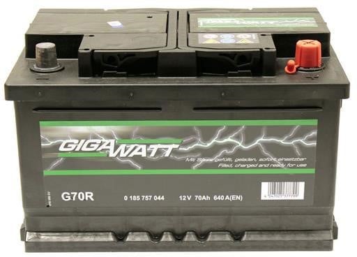 Gigawatt 0 185 757 044 Аккумулятор Gigawatt 12В 70Ач 641А(EN) R+ 0185757044: Отличная цена - Купить в Польше на 2407.PL!