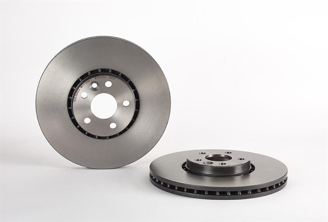 Brembo 09.B025.11 Tarcza hamulcowa wentylowana, 1 szt. 09B02511: Dobra cena w Polsce na 2407.PL - Kup Teraz!