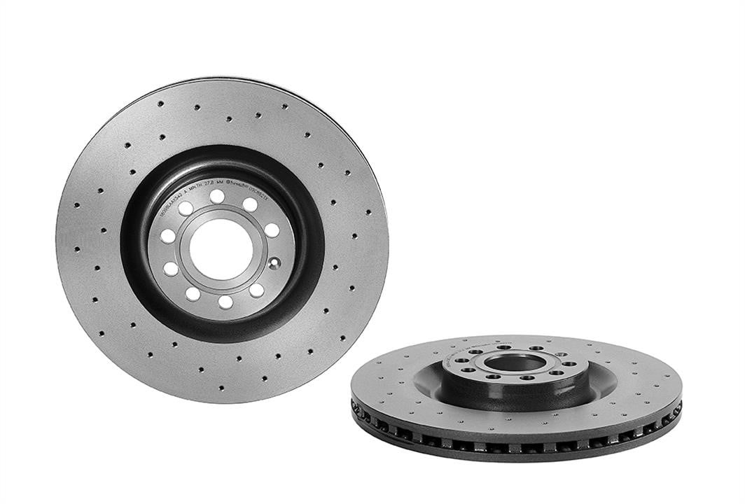 Brembo 09.C892.1X Ventilated brake disc with perforation 09C8921X: Buy near me in Poland at 2407.PL - Good price!