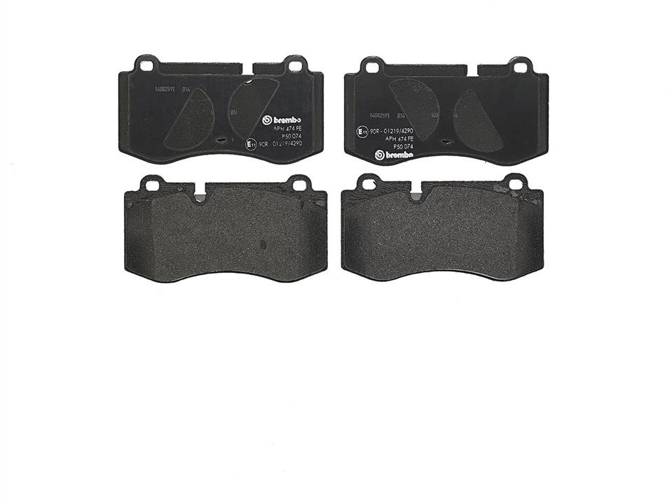 P50074 Brembo Тормозные колодки дисковые передние, комплект