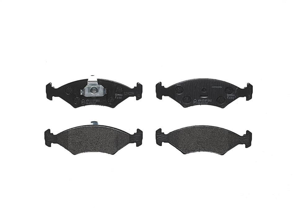 Brake pad kit TVR Cerbera: P24043 Brembo Brake pad set