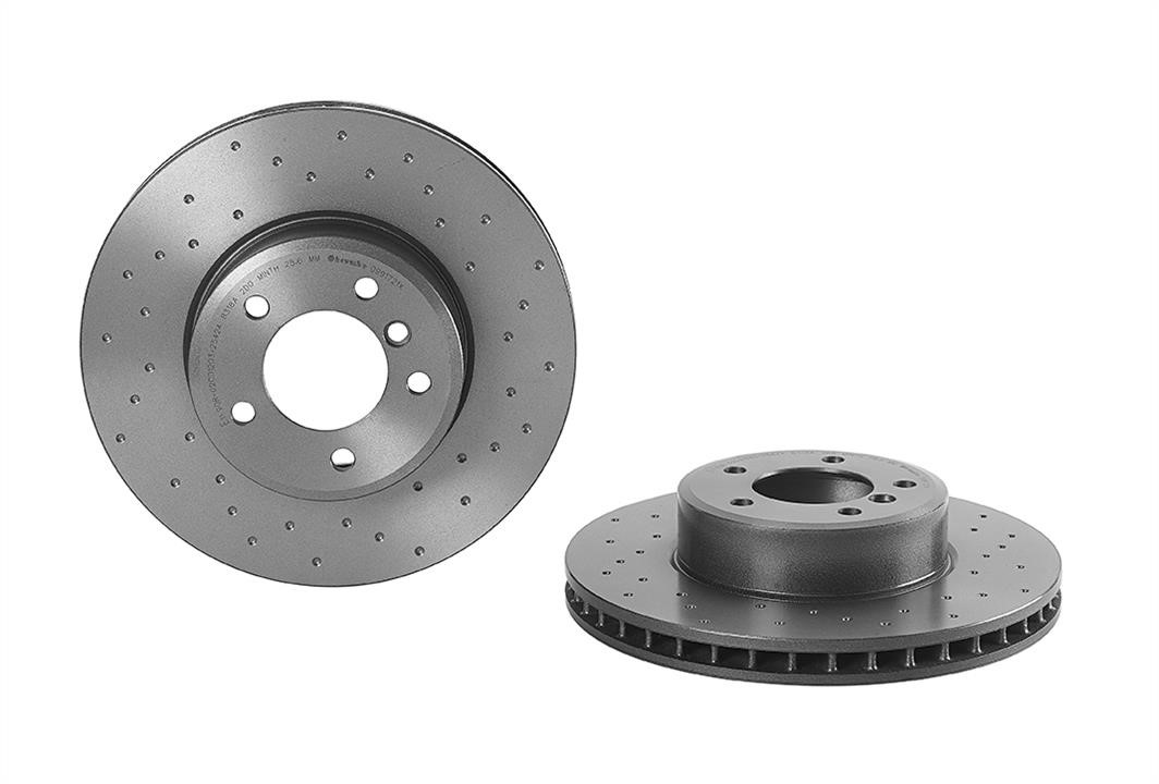 Brembo 09.9172.1X Ventilated brake disc with perforation 0991721X: Buy near me in Poland at 2407.PL - Good price!