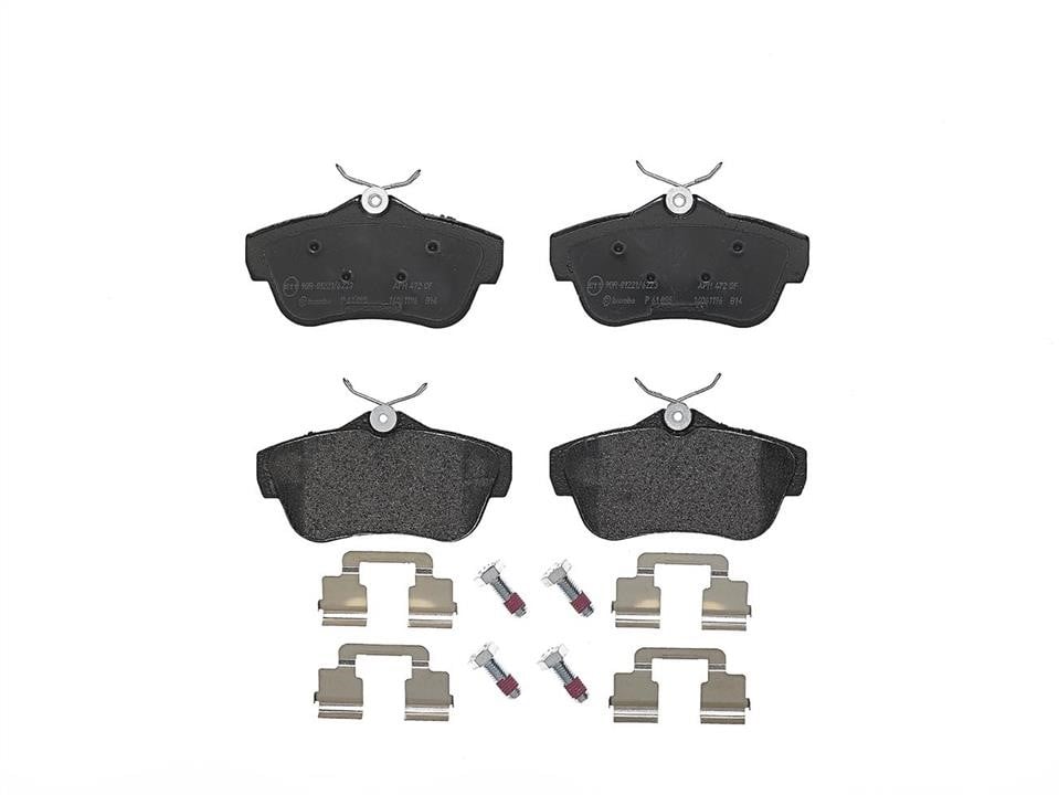 P61095 Brembo Klocki hamulcowe, zestaw