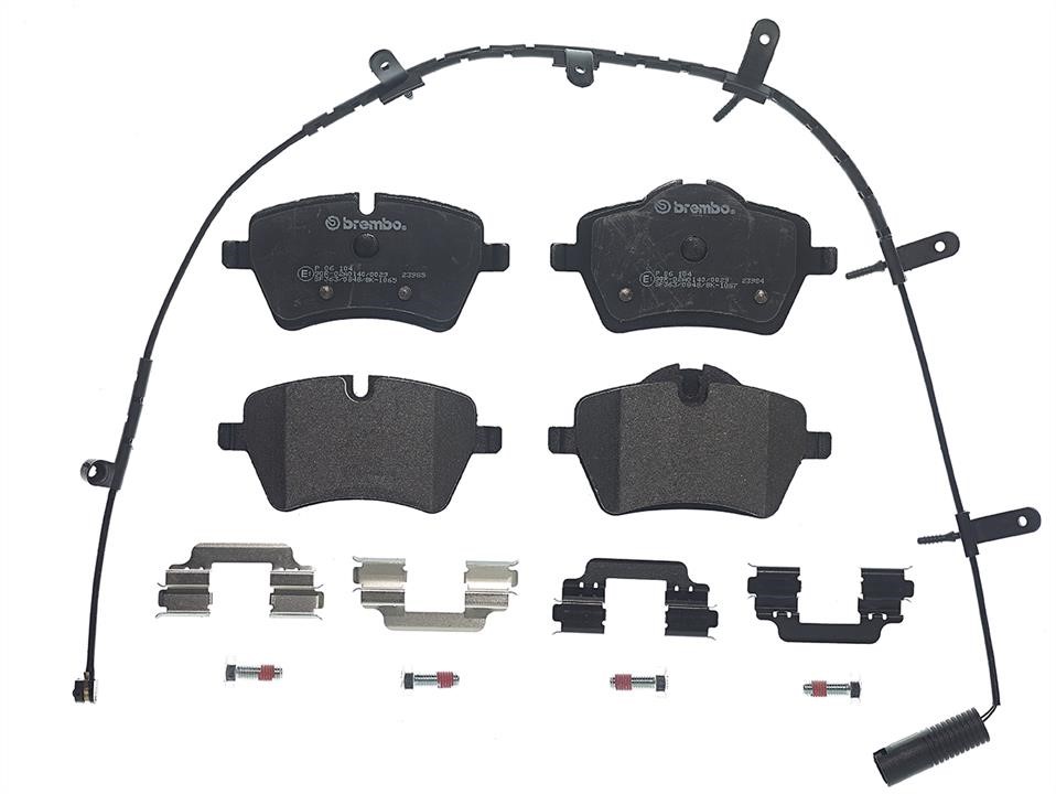 Brembo P 06 104 Klocki hamulcowe, zestaw P06104: Dobra cena w Polsce na 2407.PL - Kup Teraz!