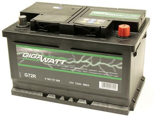Akumulator Gigawatt 12V 72AH 680A(EN) P+ Gigawatt 0 185 757 209